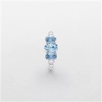 Ringe Giorgio Visconti Dame in Weißgold Acquamarina 1.75 Ct AB16974BA - AB16974BA